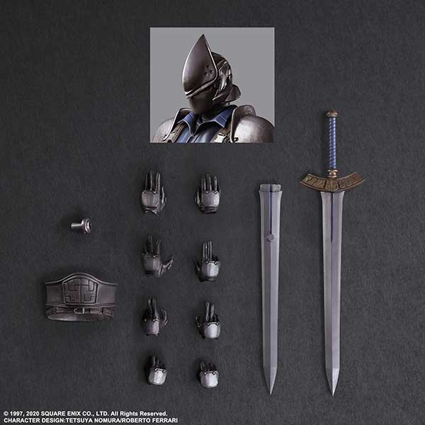 Roche & motorcycle set Figure Final Fantasy VII Remake PLAY ARTS KAI - Image 3