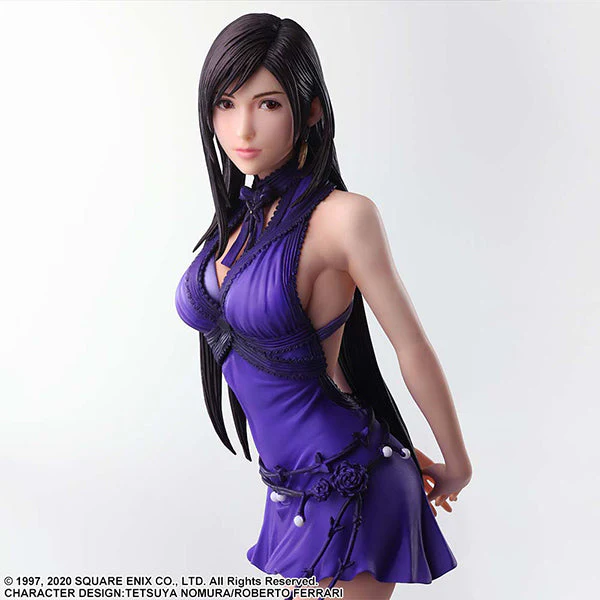 Tifa Lockhart Dress ver. Figure Final Fantasy VII Remake STATIC ARTS - Image 4
